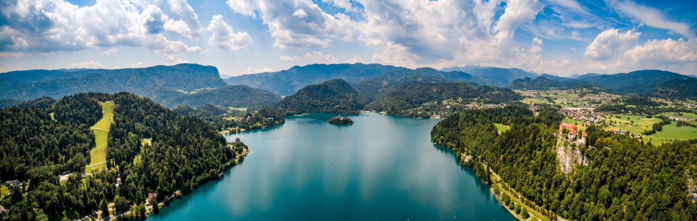 Slovenia - Panorama resort Lake Bled.