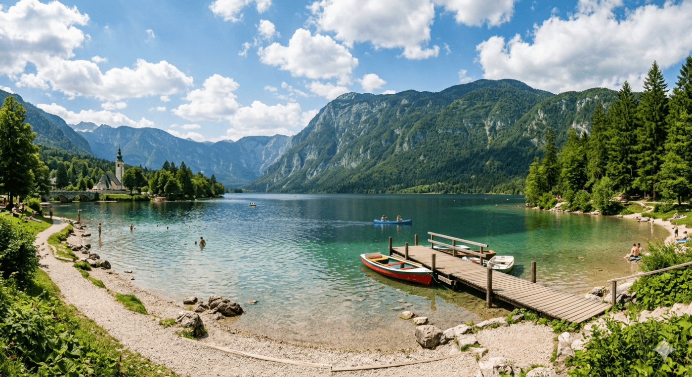 Lake Bohinj day trip from Bled – wild alpine lake in Triglav National Park