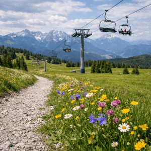 The Alpine Garden Above the Chairlift: Why You Must Come in May or June