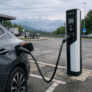 Where to Charge an Electric Vehicle on the Route from Ljubljana to Bled (Map of Charging Stations)