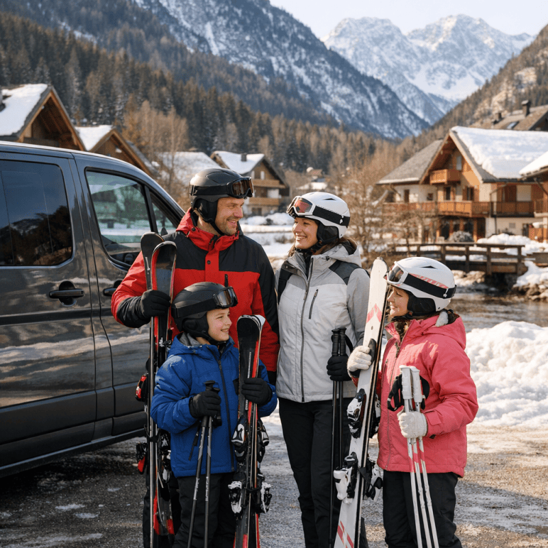 Luggage and Skis on the Shuttle: What Actually Fits in an 8-Seater Minivan Luggage and Skis on the Shuttle: What Actually Fits in an 8-Seater Minivan — photo 2, tanya.guide